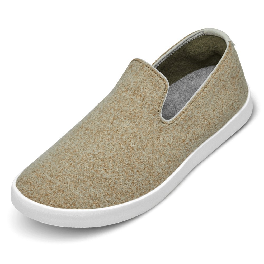 Allbirds Men's Wool Loungers - Slip-Ons Khaki - PHX025894